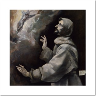 Saint Francis Receiving the Stigmata by El Greco Posters and Art